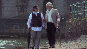 Bob Holman and linguist David Crystal