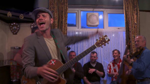 Aron Jones performs in Y Tap Pub