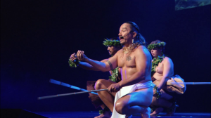 Keali'i Reichel performing the Fisherman's Chant (Mele Kāhea)